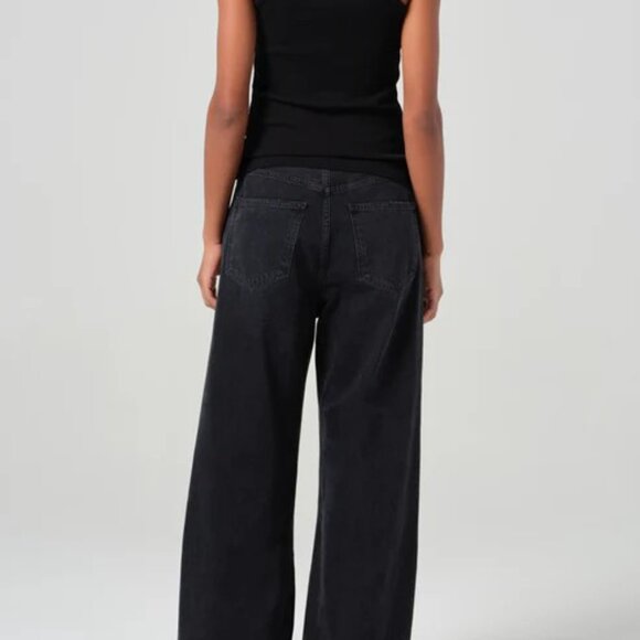 Low Curve Jean In Black Tar - Picture 7 of 11